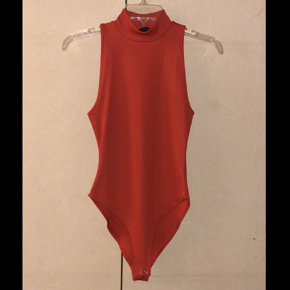 Forever 21 Mock-neck Bodysuit